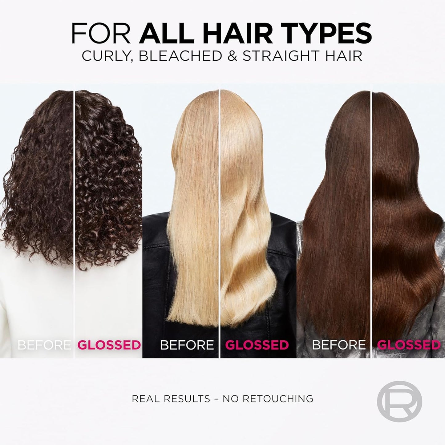 L’Oréal Paris Elvive Shampoo for Dull and Porous Hair, Silky Hair, with Glycolic Acid, Sulphate Free, Glycolic Gloss 200 ml