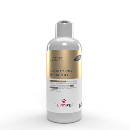 Cuppy Pet Clarifying Shampoo 400 ml | Sulfate-Free, Gentle & Nourishing