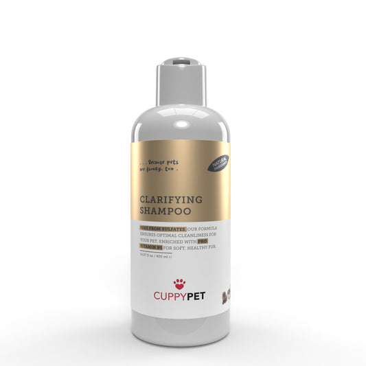 Cuppy Pet Clarifying Shampoo 400 ml | Sulfate-Free, Gentle & Nourishing