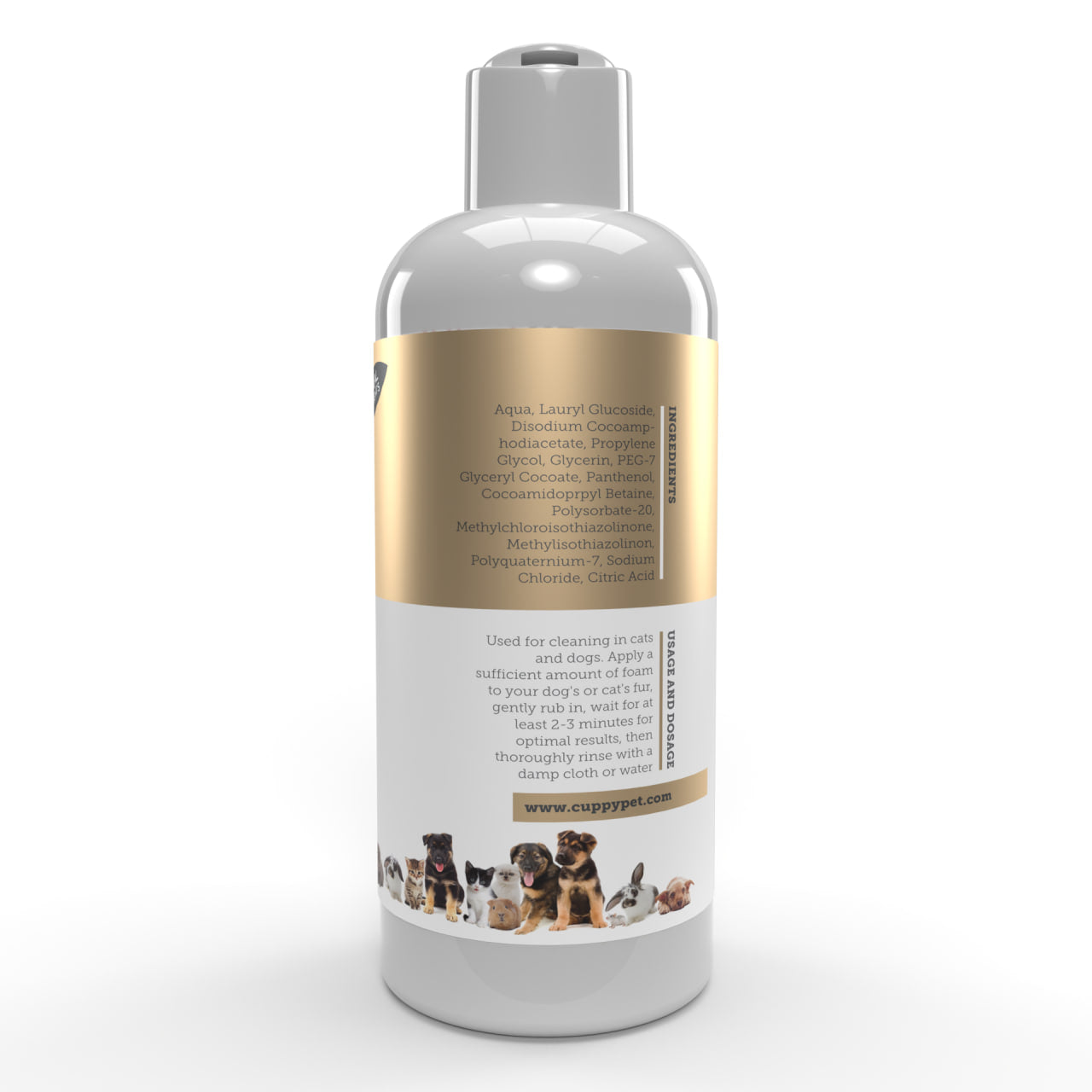 Cuppy Pet Clarifying Shampoo 400 ml | Sulfate-Free, Gentle & Nourishing