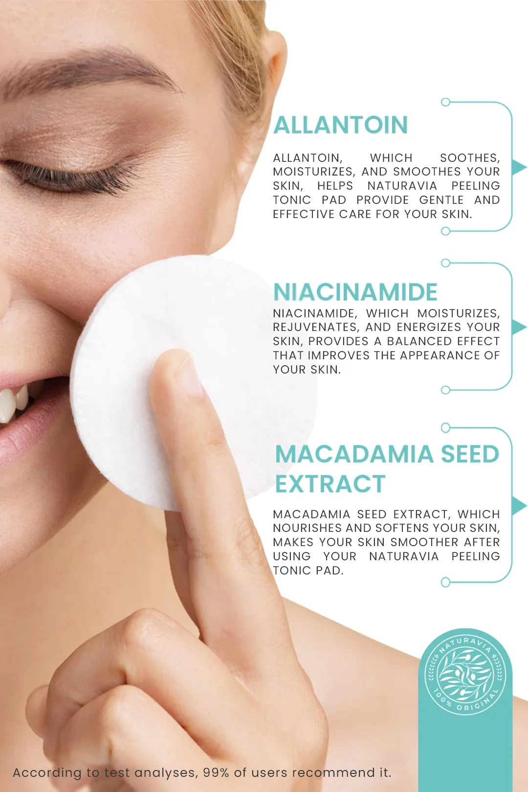 Naturavia Peeling Tonic Pad